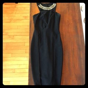 Black cocktail dress from Zara
